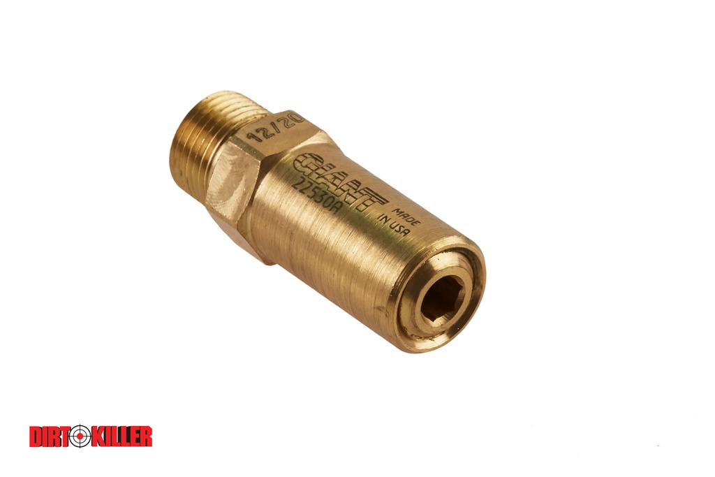 Pressure Relief Valve, Brass, Giant Pump 22530A Dirt Killer